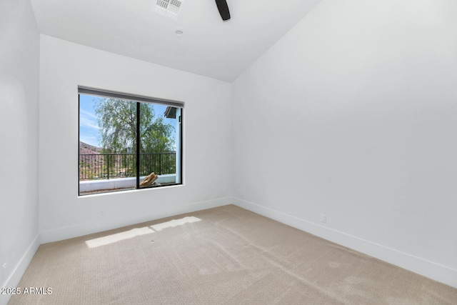 301 E Jomax Rd, Phoenix, AZ 85085 - carpeted empty room with baseboards and a ceiling fan