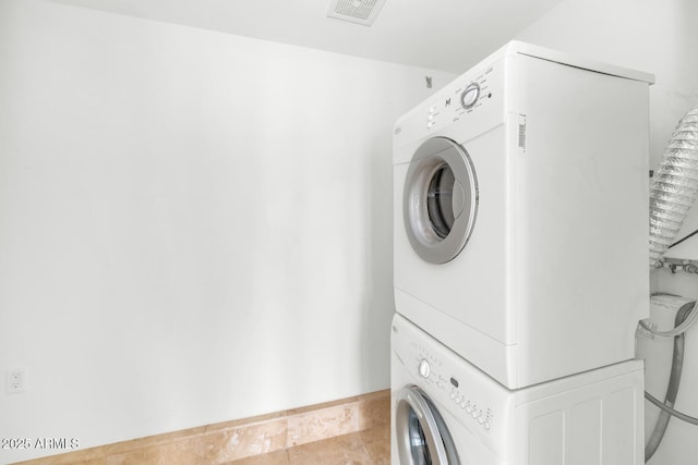301 E Jomax Rd, Phoenix, AZ 85085 - laundry area with estacked washer and dryer
