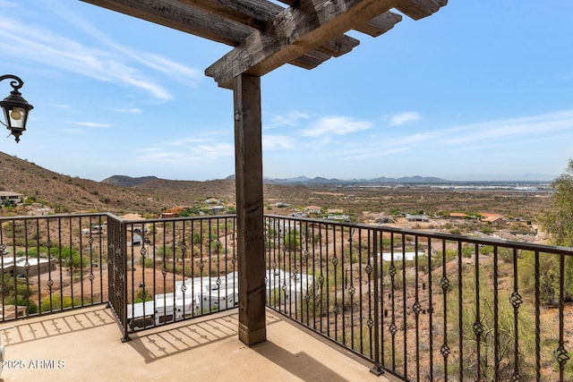 301 E Jomax Rd, Phoenix, AZ 85085 - balcony with a mountain view