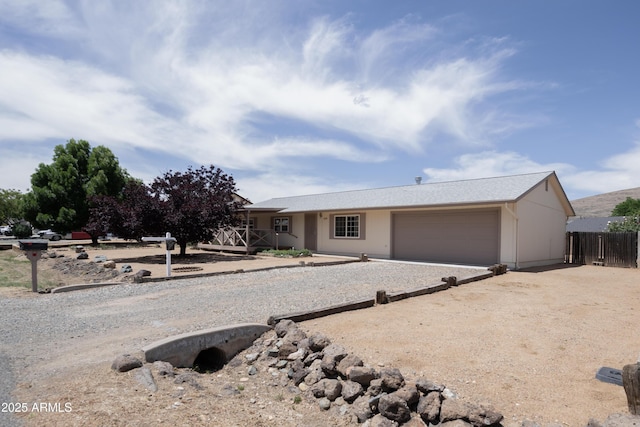 3098 N Starlight Dr, Prescott Valley, AZ 86314 - ranch-style home with a garage and driveway