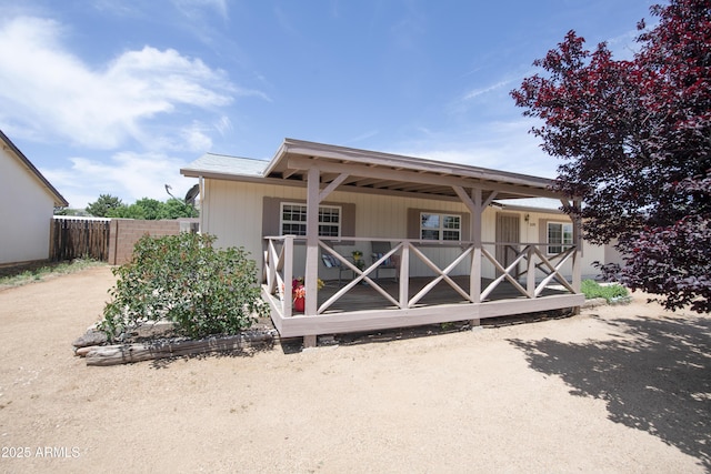 3098 N Starlight Dr, Prescott Valley, AZ 86314 - view of front facade with a porch