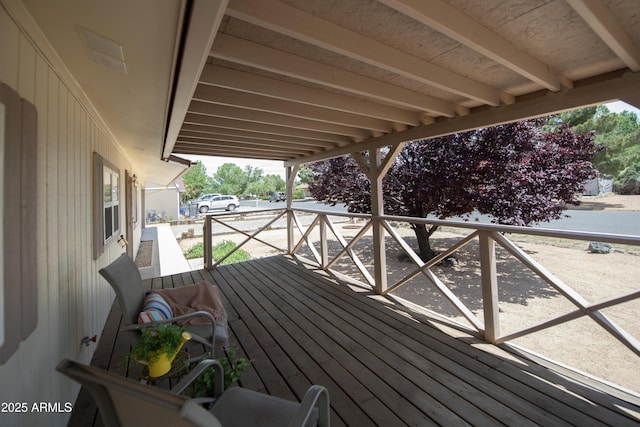 3098 N Starlight Dr, Prescott Valley, AZ 86314 - view of wooden terrace