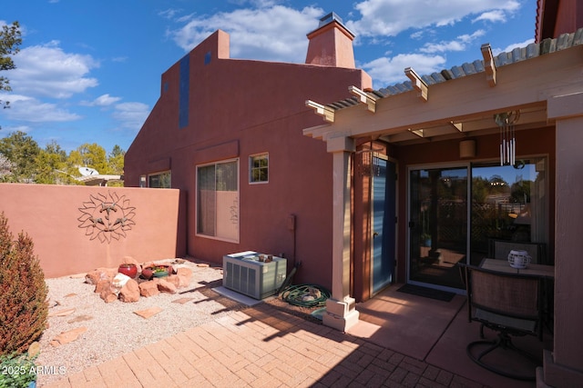 view of patio / terrace with fence