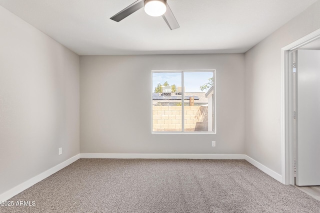 1408 E Carson Rd, Phoenix, AZ 85042 - unfurnished room featuring ceiling fan, baseboards, and carpet