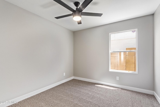 1408 E Carson Rd, Phoenix, AZ 85042 - carpeted spare room featuring a ceiling fan and baseboards