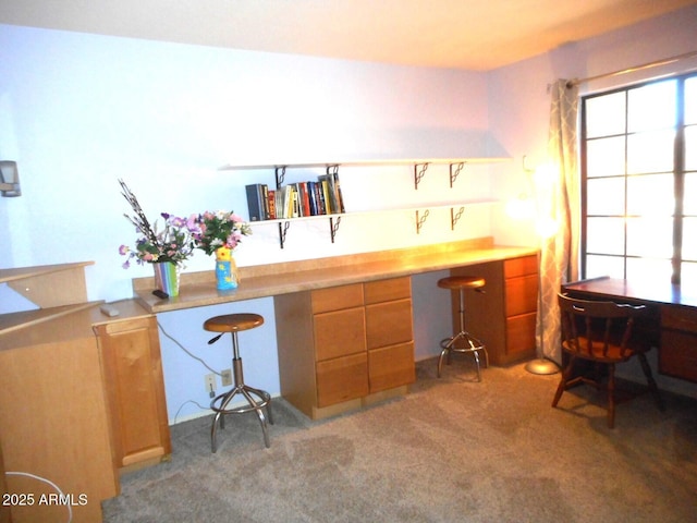 9203 W Behrend Dr, Peoria, AZ 85382 - office with built in study area and light carpet