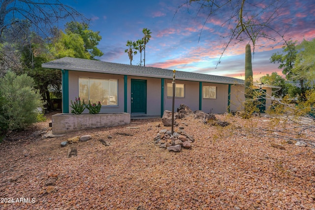 view of ranch-style home