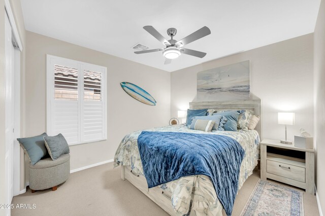 46068 W Guilder Ave, Maricopa, AZ 85139 - bedroom featuring carpet and ceiling fan
