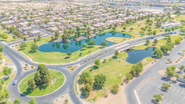46068 W Guilder Ave, Maricopa, AZ 85139 - aerial view of residential area with a large body of water