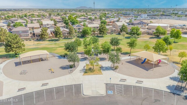 46068 W Guilder Ave, Maricopa, AZ 85139 - aerial view of residential area featuring a mountain backdrop