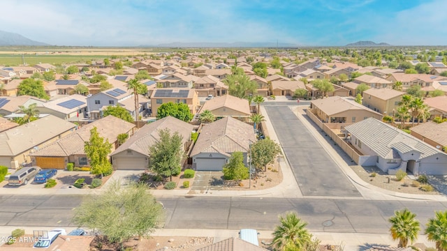 46068 W Guilder Ave, Maricopa, AZ 85139 - aerial view of residential area featuring a mountainous background