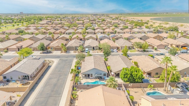 46068 W Guilder Ave, Maricopa, AZ 85139 - aerial view of residential area featuring a pool area