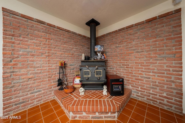 1147 Pedro Ct, Rio Rico, AZ 85648 - detailed view of a wood stove and brick wall