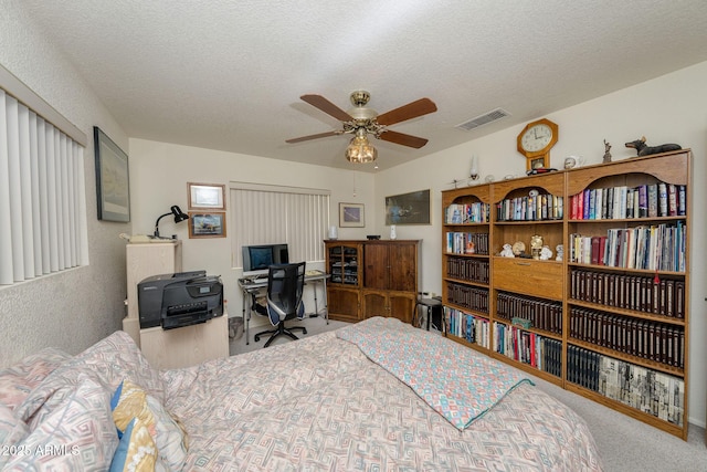 1147 Pedro Ct, Rio Rico, AZ 85648 - bedroom with a textured ceiling and carpet floors