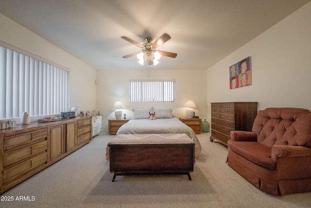1147 Pedro Ct, Rio Rico, AZ 85648 - bedroom with light carpet and a ceiling fan