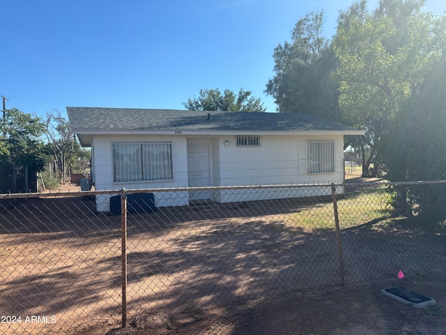 view of ranch-style home