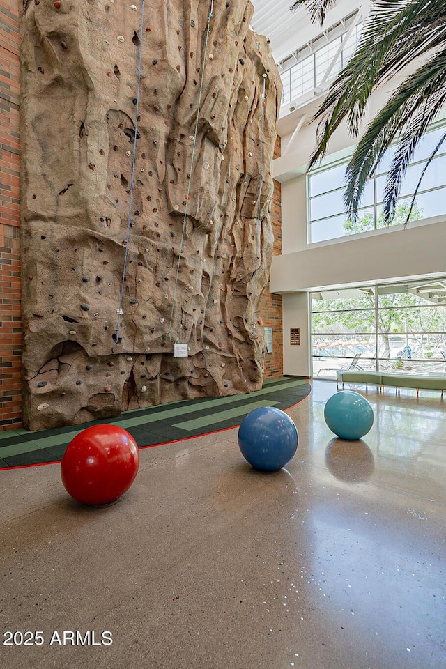 view of community lobby