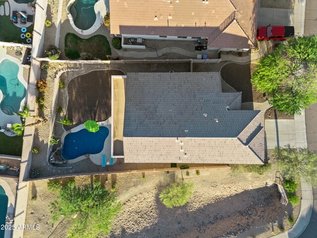 1834 W Nighthawk Way, Phoenix, AZ 85045 - drone / aerial view of a pool area