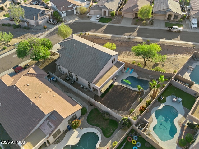 1834 W Nighthawk Way, Phoenix, AZ 85045 - aerial view of residential area featuring a pool