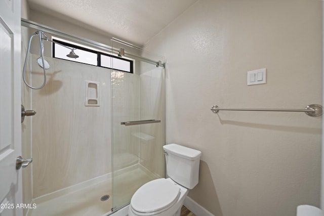 2105 W Terrace Dr, Wickenburg, AZ 85390 - bathroom with toilet and a stall shower