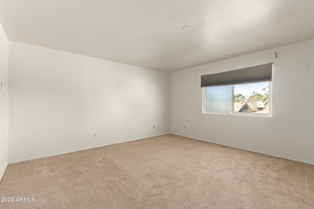 empty room with light carpet