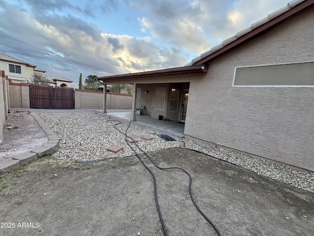 view of patio / terrace featuring a fenced backyard