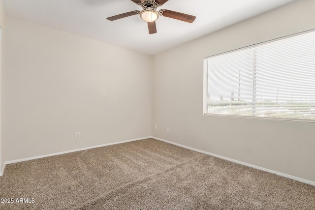 222 W Brown Rd Unit 14, Mesa, AZ 85201 - carpeted spare room with ceiling fan and baseboards