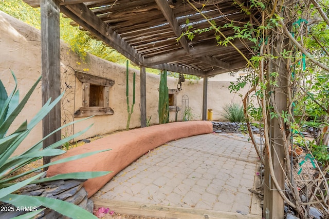view of patio