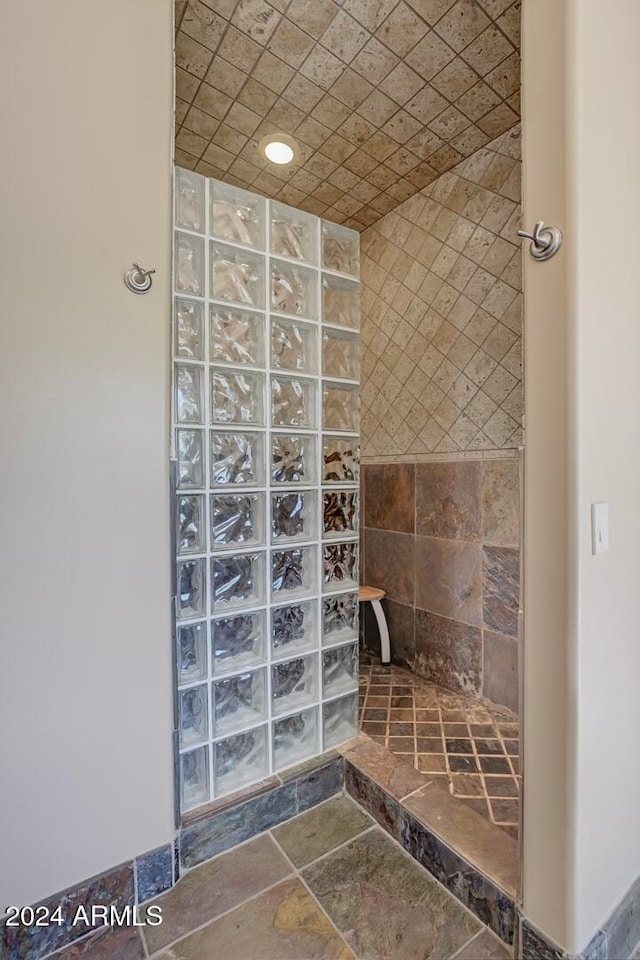 bathroom with walk in shower