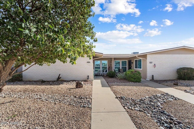 view of ranch-style home