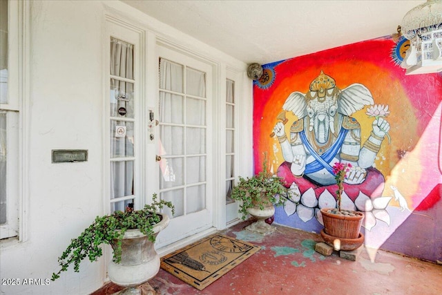 view of exterior entry