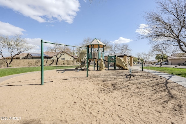 view of community playground