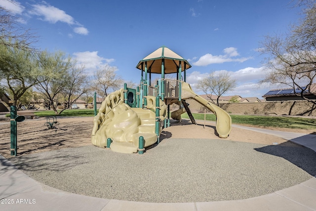 view of communal playground