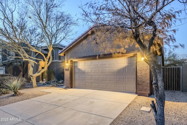 exterior space featuring driveway