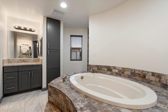28301 N 154th St, Scottsdale, AZ 85262 - bathroom with a garden tub and vanity