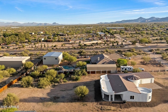 28301 N 154th St, Scottsdale, AZ 85262 - aerial view of property and surrounding area with mountains
