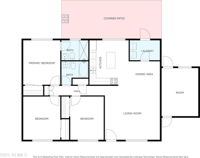 8107 E Mitchell Dr, Scottsdale, AZ 85251 - floor plan