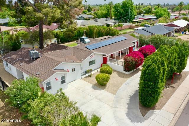 6747 N 12th St, Phoenix, AZ 85014 - drone / aerial view featuring a residential view