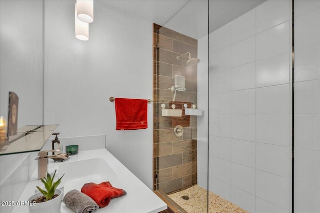 6747 N 12th St, Phoenix, AZ 85014 - full bathroom featuring a walk in shower and a sink