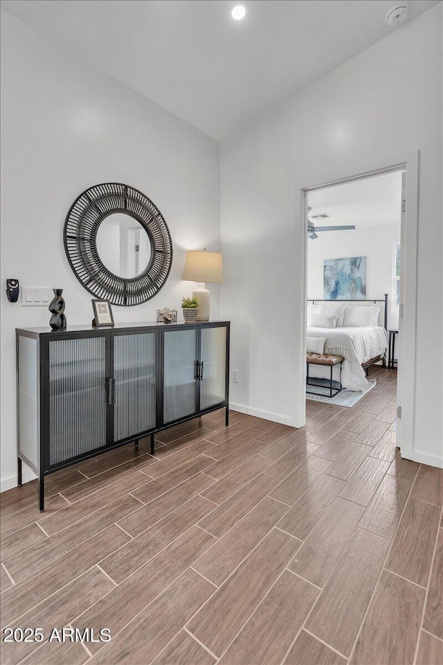 6747 N 12th St, Phoenix, AZ 85014 - corridor featuring wood finish floors and baseboards