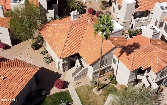 bird's eye view featuring a residential view