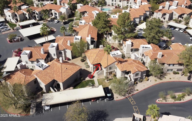 drone / aerial view featuring a residential view