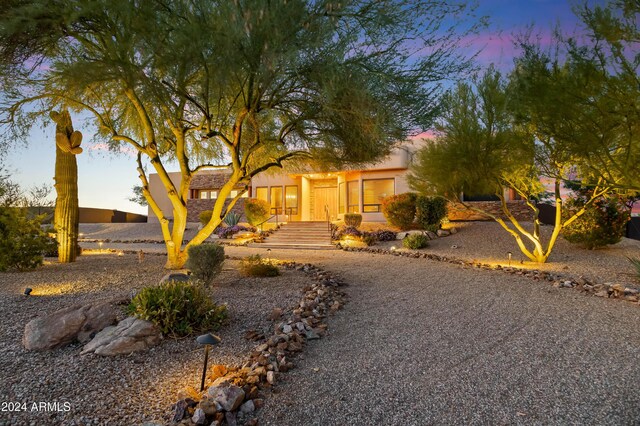 15406 E Cavedale Dr, Scottsdale, AZ 85262 - obstructed view of property with stucco siding
