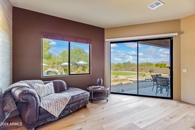 15406 E Cavedale Dr, Scottsdale, AZ 85262 - sitting room with wood-type flooring