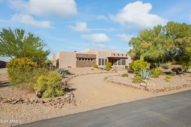 15406 E Cavedale Dr, Scottsdale, AZ 85262 - southwest-style home featuring stucco siding and stone siding