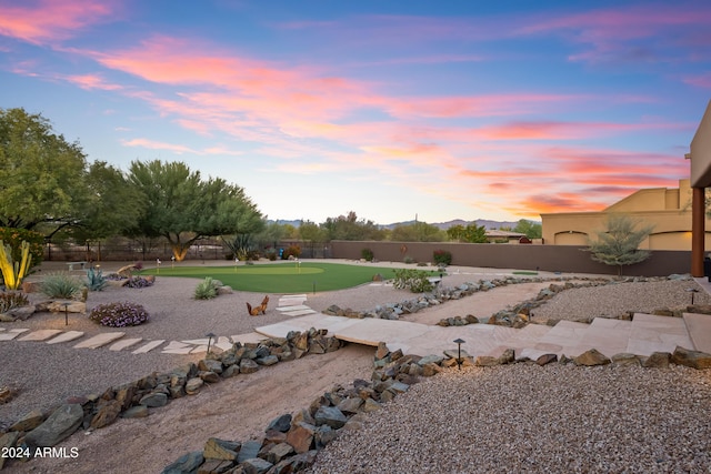 15406 E Cavedale Dr, Scottsdale, AZ 85262 - fenced backyard with an area to practice putting