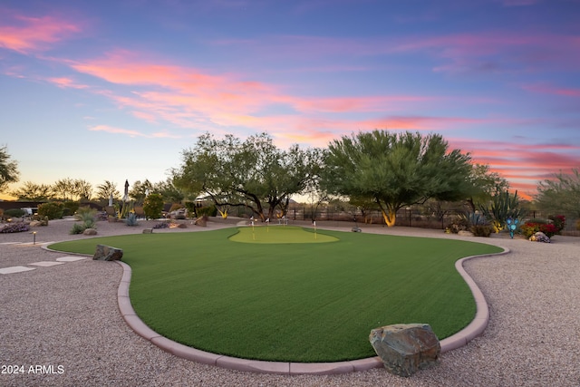 15406 E Cavedale Dr, Scottsdale, AZ 85262 - surrounding community with a putting green