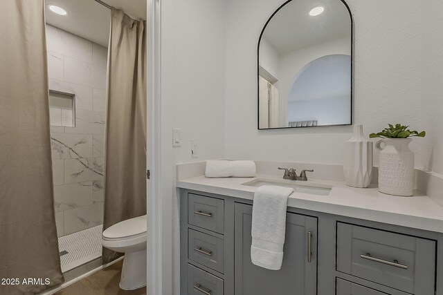 16421 N 34th Ave, Phoenix, AZ 85053 - bathroom with vanity and a stall shower