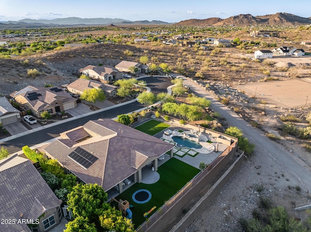 9527 W Whitehorn Way, Peoria, AZ 85383 - aerial view of residential area featuring mountains