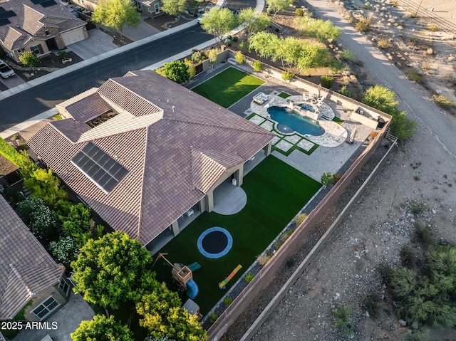 9527 W Whitehorn Way, Peoria, AZ 85383 - aerial view of a pool area